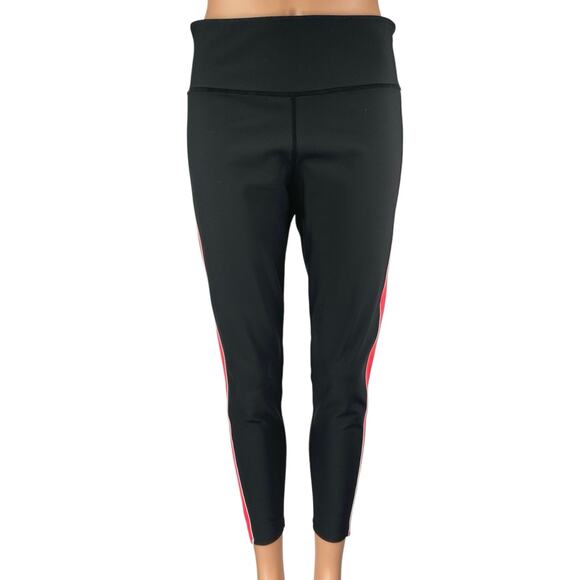 Soul Women's Black High Waisted Skinny Leg Activewear Workout Leggings Pants L - Picture 1 of 4